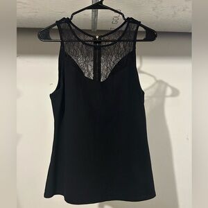 Black Express Tank Blouse Barely Worn XS